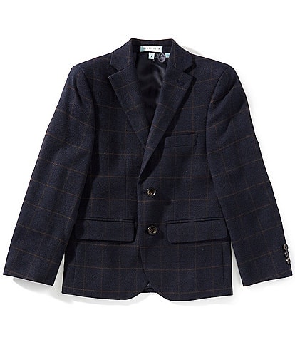 Class Club Big Boys Window Pane Blazer