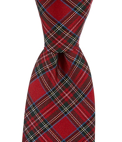 Class Club Boys 50#double; Plaid Tie