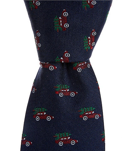Class Club Boys Car Embroidered 50#double; Tie