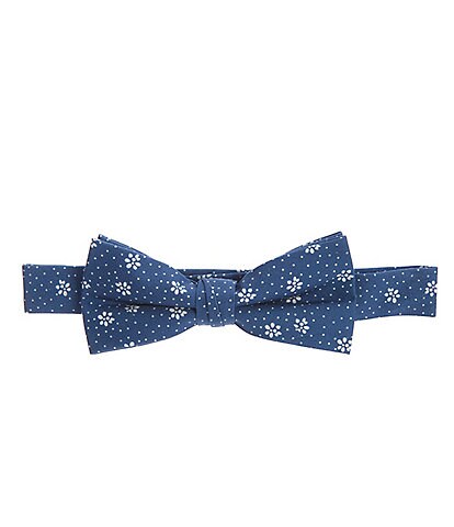 Class Club Boys Chambray Floral Bow Tie