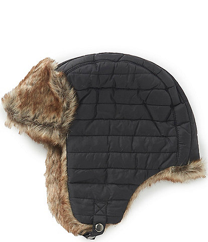 Class Club Boys Faux Fur Lined Trapper Hat