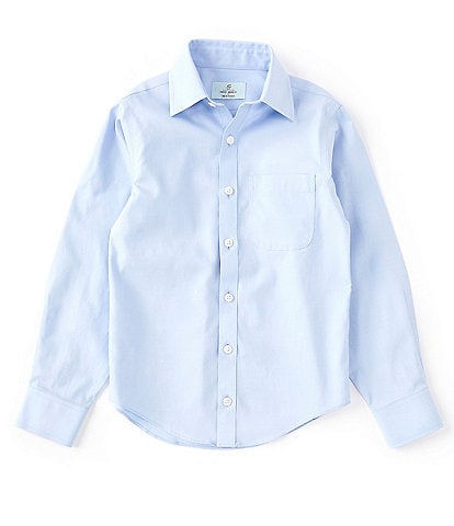 Class Club Big Boys 8-20 Non-Iron Long-Sleeve Oxford Button-Front Shirt