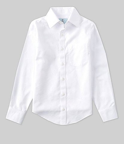 Class Club Gold Label Big Boys 8-20 Non-Iron Solid Button-Front Dress Shirt