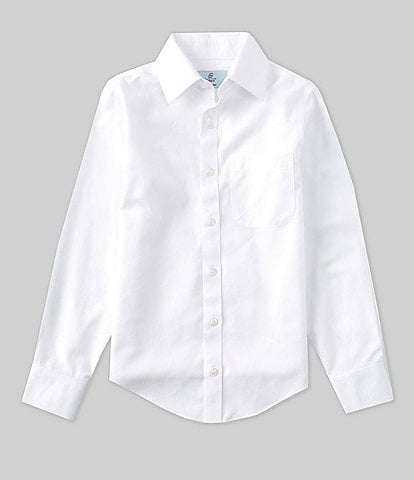 Class Club Big Boys 8-20 Non-Iron Textured Button Front Dress Shirt