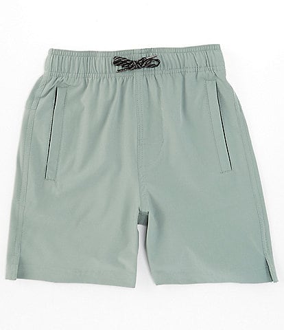 Class Club Kinetic Big Boys 8-20 Pull-On Lined Sidevent Performance Shorts