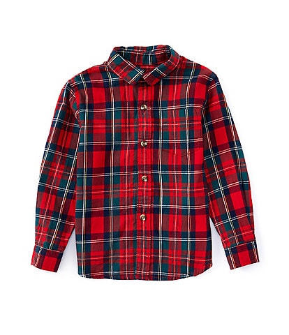 Class Club Little Boys 2T-7 Classic Plaid Sport Shirt