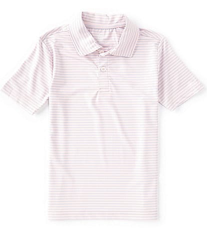 Class Club Little Boys 2T-7 Feeder Stripe Short Sleeve Synthetic Polo