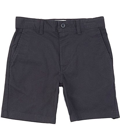 Class Club Little Boys 2T-7 Flat-Front Stretch Twill Shorts
