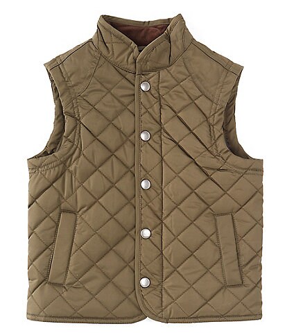 Class Club Little Boys 2T-7 Fleece Lined Quilted Vest