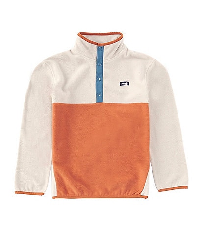 Class Club Little Boys 2T-7 Long Sleeve Color Block Fleece Pullover