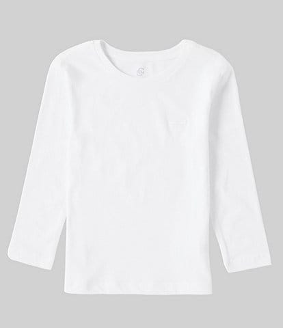 Class Club Little Boys 2T-7 Long Sleeve Knit Crew Neck T-Shirt