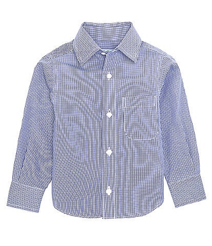 Class Club Little Boys 2T-7 Long Sleeve Non-Iron Gingham Dress Shirt