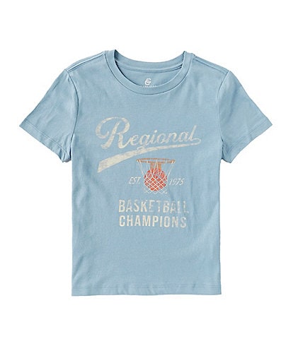 Class Club Little Boys 2T-7 Short Sleeve Basketball Champs Graphic T-Shirt