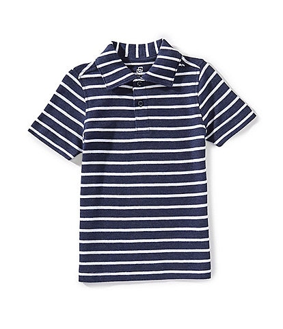 Class Club Little Boys Stripe Pique Polo Shirt