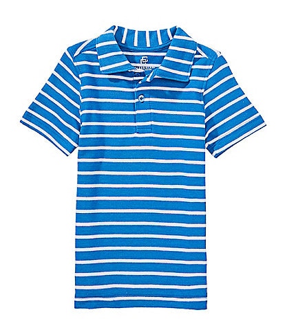 Class Club Little Boys Stripe Pique Polo Shirt