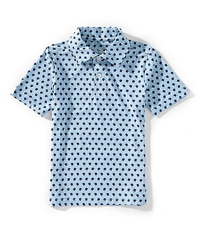Class Club Little Boys Synthetic Helmet Print Polo Shirt