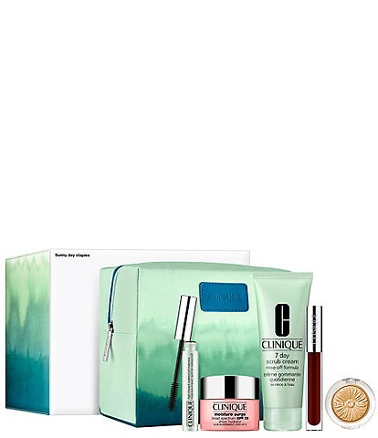 Clinique Sunny Day Staples Full-Size 6-Piece Gift Set $45 with any Clinique Purchase*