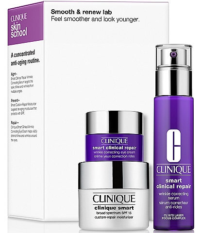 Clinique Smooth & Renew Lab Skincare Set