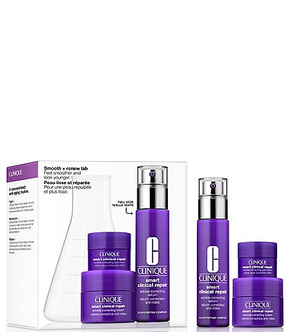 Clinique Smooth & Renew Lab Skincare Set