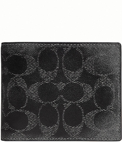 COACH 3-In-1 Signature Canvas Loved Leather Wallet