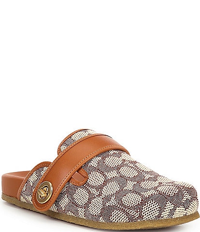 COACH Blake Jacquard Clogs