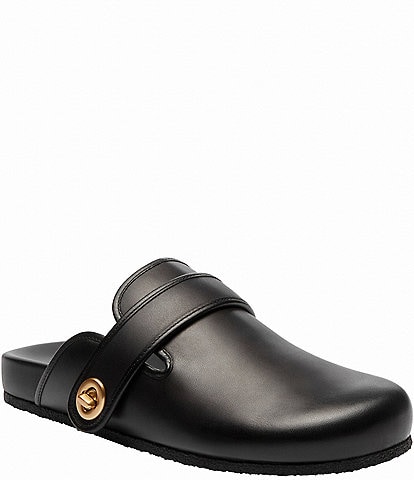 COACH Blake Leather Mule Clogs