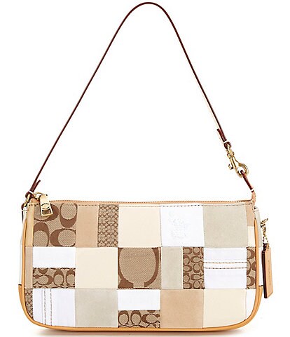 COACH Bleecker Patchwork Plaza Shoulder Bag 25