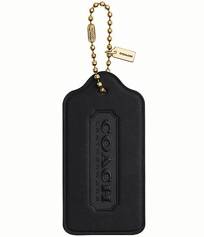 COACH Boxed Oversized Hangtag Bag Charm