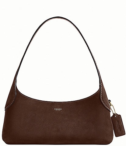 COACH Brooklyn 26 Suede Shoulder Bag