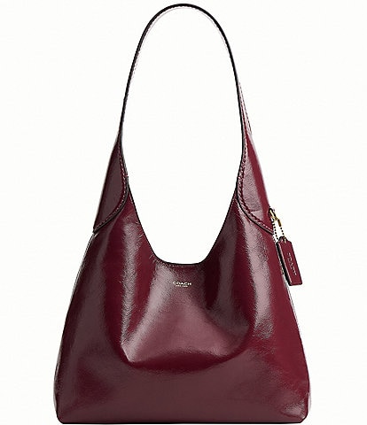COACH Brooklyn 28 Glazed Leather Shoulder Bag