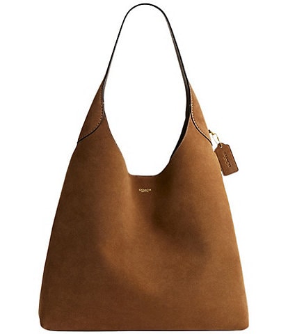 Brown suede handbags best sale