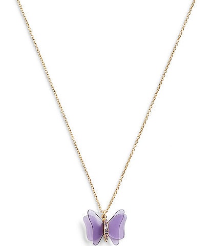 COACH Butterfly Pendant Necklace