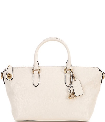 Medium Compartment Satchel Crossbody Bag Purse Handbag,White，G57013