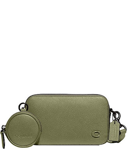 COACH Charter Polished Pebble Leather Slim Crossbody Bag