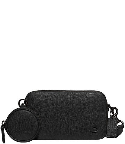COACH Charter Polished Pebble Leather Slim Crossbody Bag