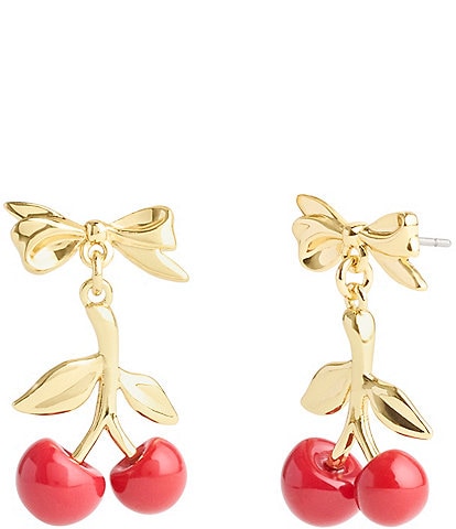 COACH Cherry Clusters Drop Earrings