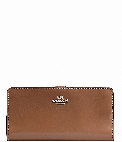 COACH Classic Skinny Leather Wallet