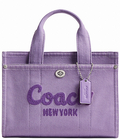 COACH Colored Denim Cargo 26 Tote Bag