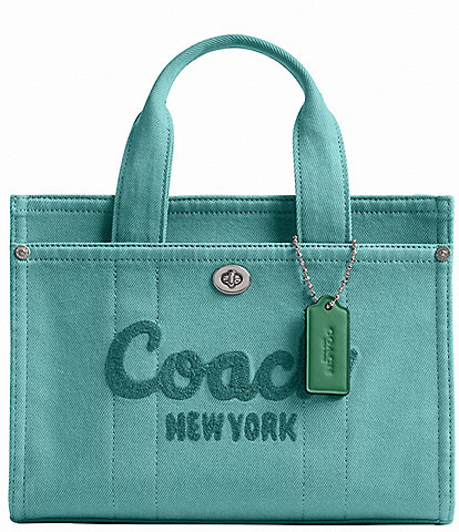 COACH Colored Denim Cargo 26 Tote Bag