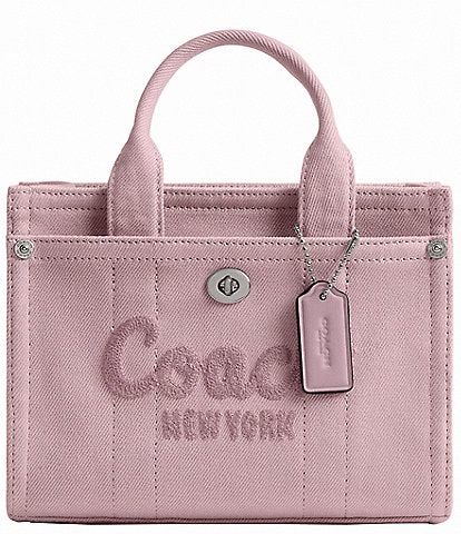 COACH Colored Denim Cargo Tote 20 Bag