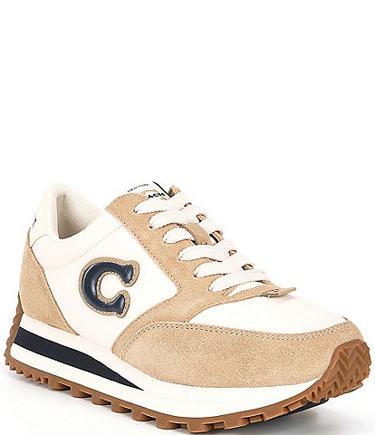 COACH CR965 Runner Signature Logo Retro Sneakers