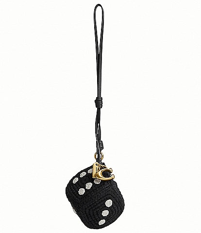 COACH Crochet Dice Bag Charm