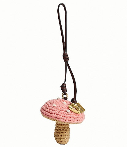 COACH Crochet Mushroom Bag Charm