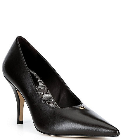 COACH Daisy Leather High Heel Pumps