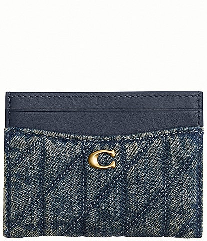 COACH Denim Essential Card Case