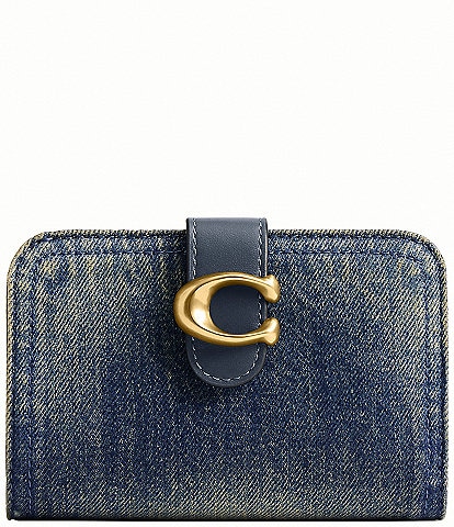 COACH Denim Tabby Wallet