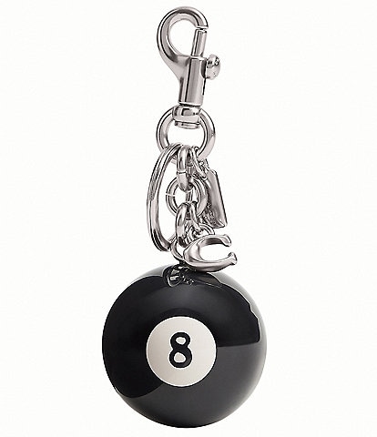 Coach Eight Ball Bag Charm