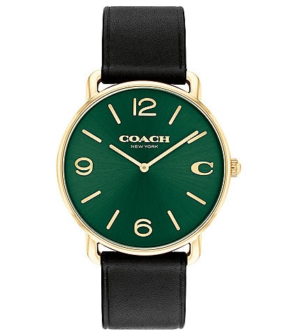 COACH Elliot Men's Green Analog Watch-41mm