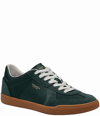 COACH Ellis Suede and Canvas Sneakers