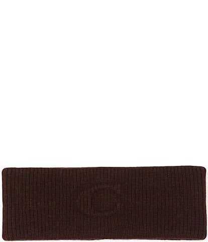 COACH Embossed C Knit Headband